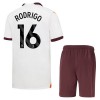 Maglia ufficiale Manchester City Rodrigo 16 Trasferta 2023-24 per Bambino